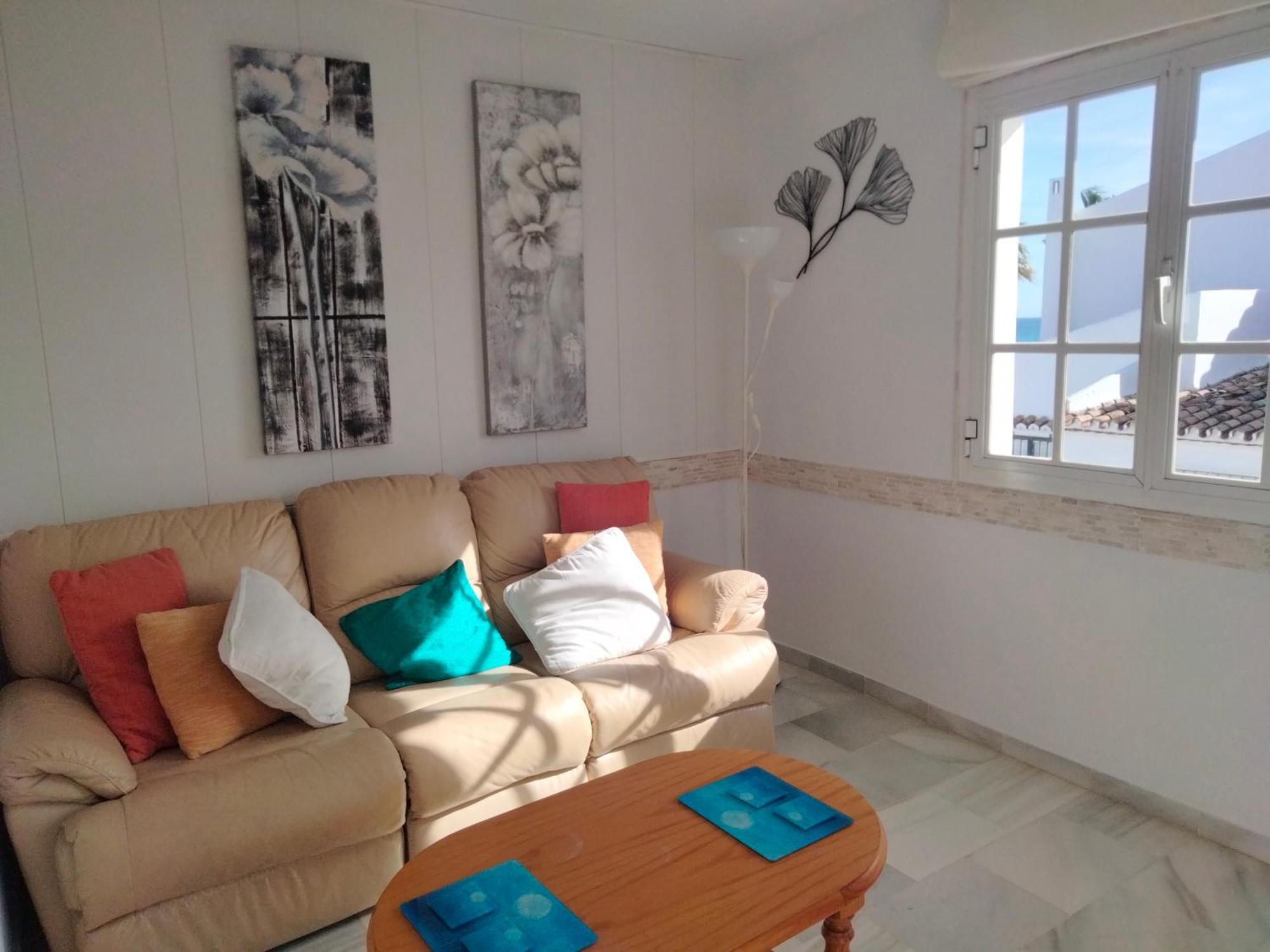 Apartamento Primera Linea De Playa Манилва Экстерьер фото