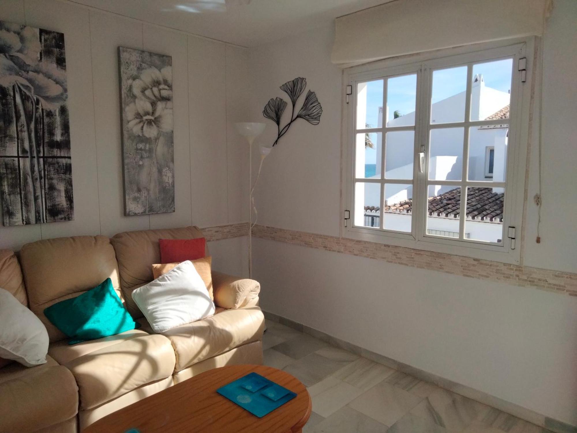 Apartamento Primera Linea De Playa Манилва Экстерьер фото